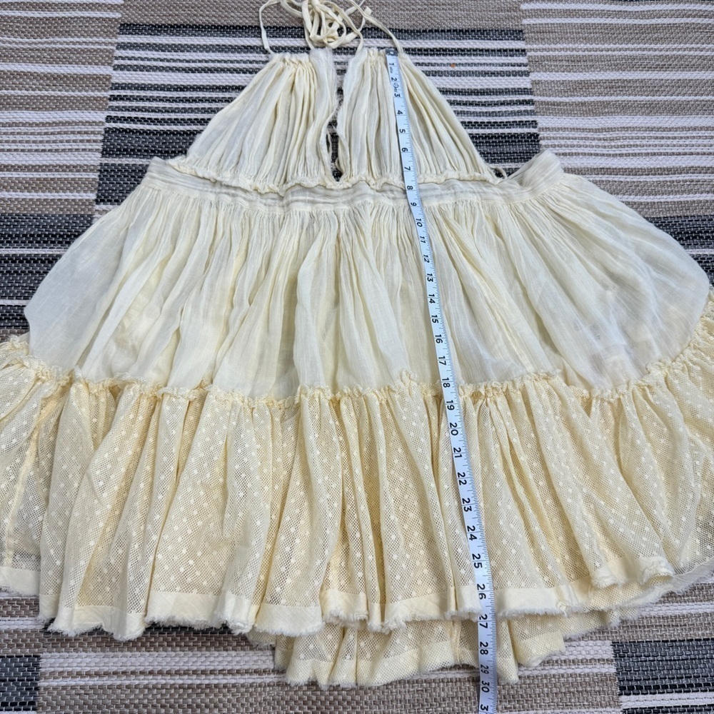 Free People 100-Degree Halter Dress Size Large Women - Picture 11 of 12